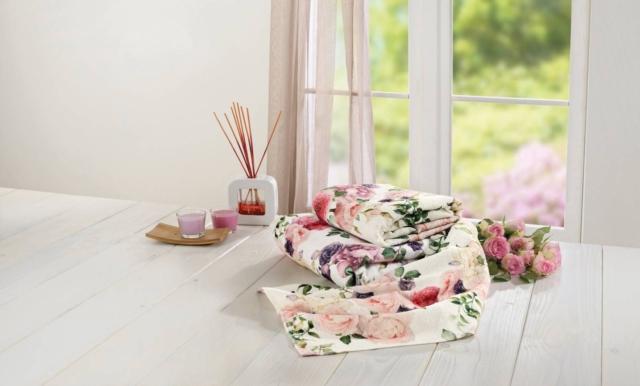 biancheria bagno asciugamani Rosa di Euronova biancheria bagno asciugamani Rosa di Euronova
