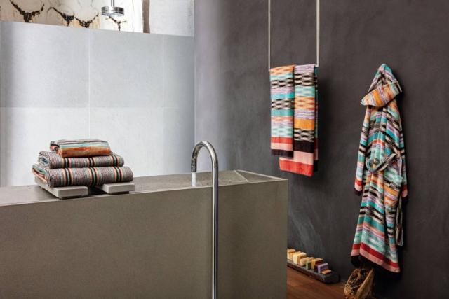 biancheria bagno serie Modern Iconic di Missoni Home biancheria bagno serie Modern Iconic di Missoni Home