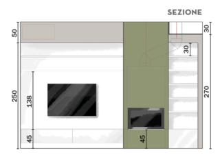 progetto parete tv progetto parete tv