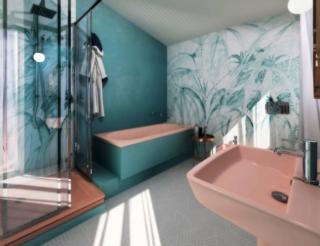 Bagno mix & match di gusto rétro Bagno mix & match di gusto rétro