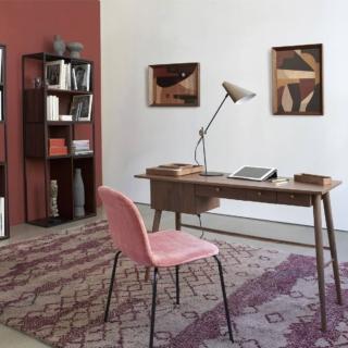scrivania gaylana la redoute mdf impiallacciato noce tre cassetti vano con anta scrivania gaylana la redoute mdf impiallacciato noce tre cassetti vano con anta