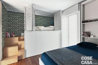 letto su soppalco schermato con persiane letto su soppalco schermato con persiane