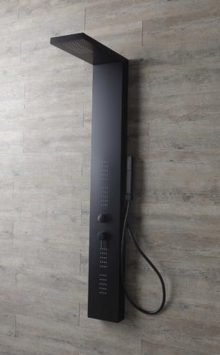 colonna doccia Easy Shower Color di Grandform nera colonna doccia Easy Shower Color di Grandform nera