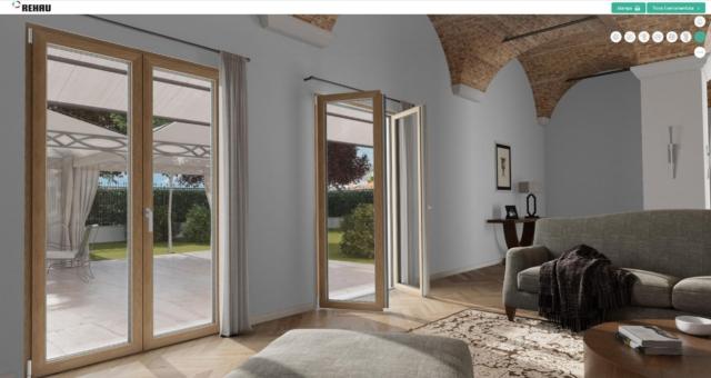 vista serramento con configuratore finestre REH.VIEW di Rehau vista serramento con configuratore finestre REH.VIEW di Rehau