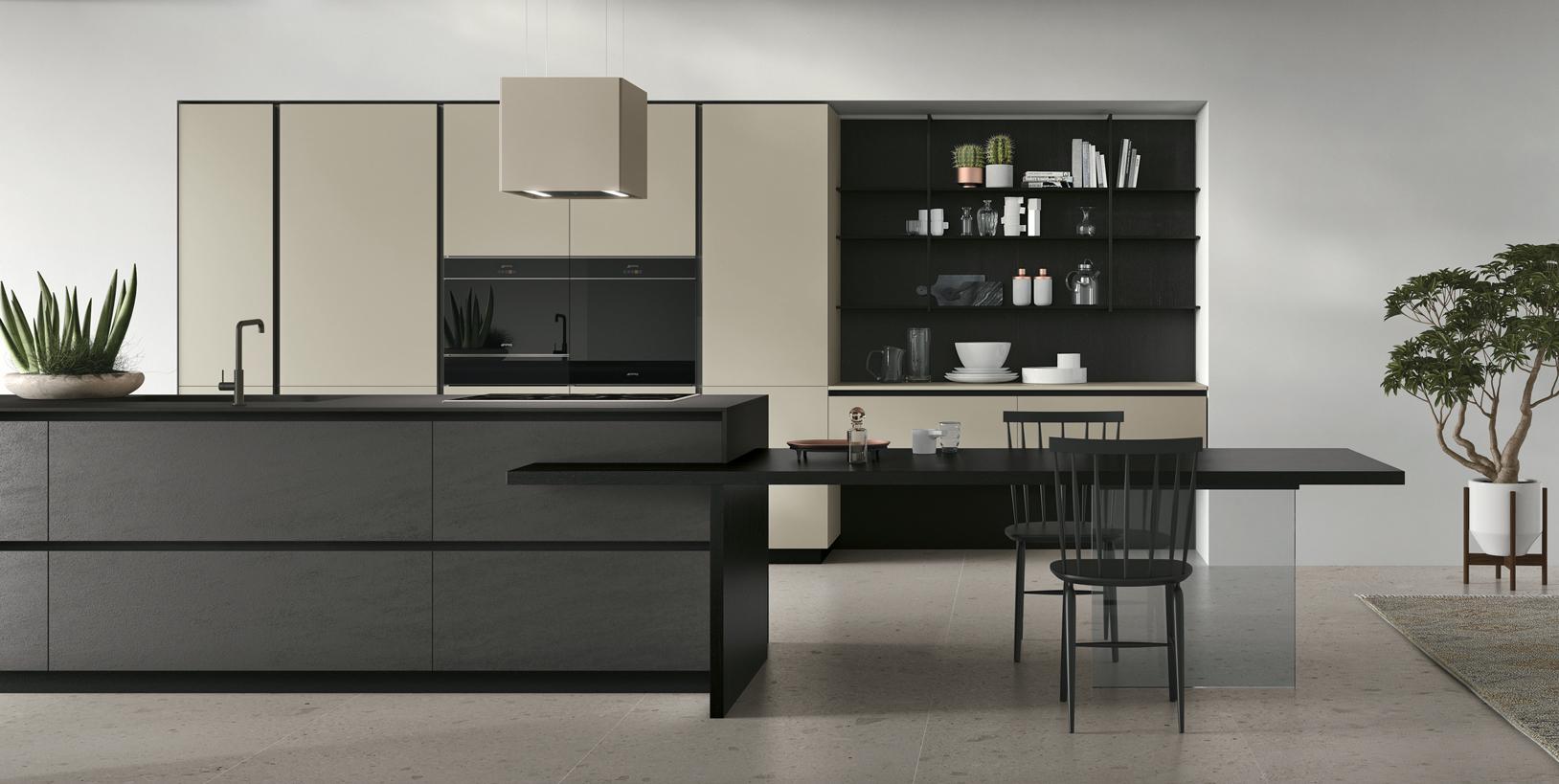 Cucine con boiserie attrezzate, perfette per ambienti open space - Cose di  Casa