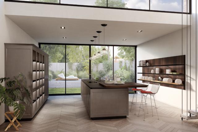 cucina-boiserie-attrezzata-filo-euromobil-ante-laccato-fusion-ossidato-isola cucina-boiserie-attrezzata-filo-euromobil-ante-laccato-fusion-ossidato-isola