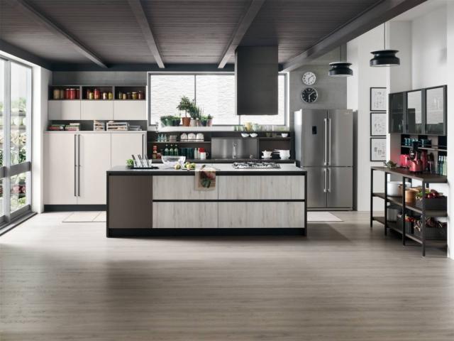 cucina isola start time j venetacucine ante play rovere chiaro cucina isola start time j venetacucine ante play rovere chiaro