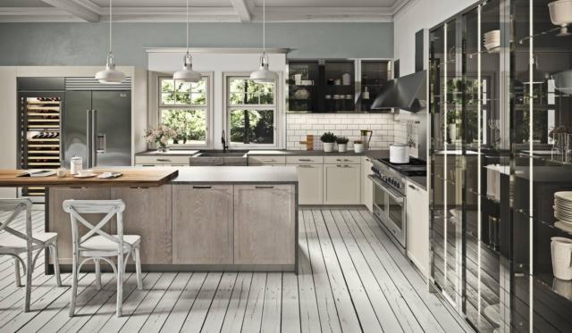 cucina retro tonalita neutre fabula rastelli ante legno isola cucina retro tonalita neutre fabula rastelli ante legno isola