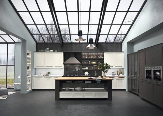 cucina retro tonalita neutre hera snaidero ante nobilitato bianco artico rovere moon isola cucina retro tonalita neutre hera snaidero ante nobilitato bianco artico rovere moon isola