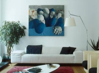 Il divano e il grande quadro Il divano e il grande quadro