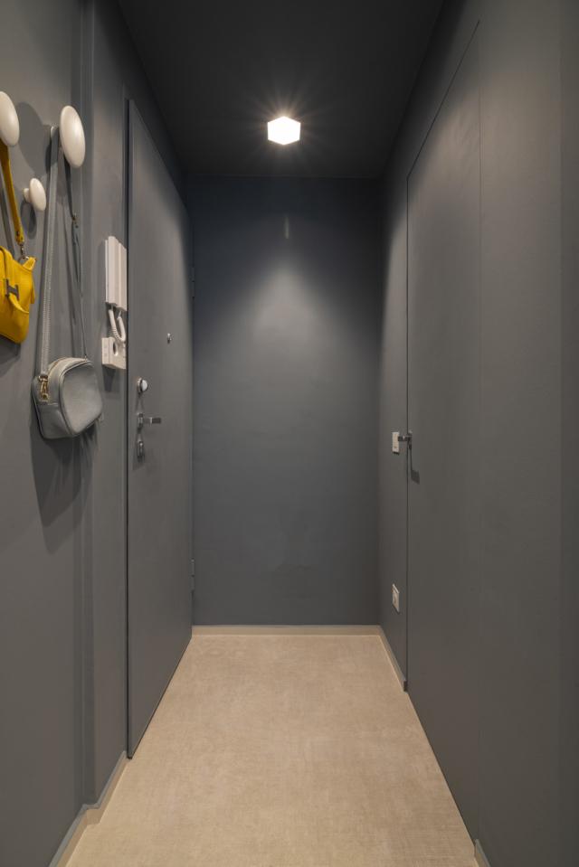 disimpegno di ingresso tinteggiato effetto scatola disimpegno di ingresso tinteggiato effetto scatola