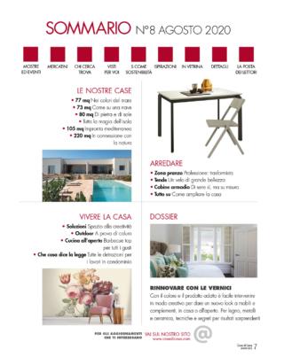 Sommario cose di casa agosto 2020 Sommario cose di casa agosto 2020