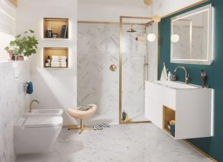 specchio rettangolare Finion di Villeroy e Boch illuminazione frontale e posteriore specchio rettangolare Finion di Villeroy e Boch illuminazione frontale e posteriore