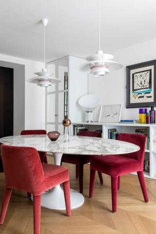 Sedie imbottite colorate