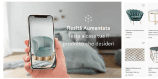 La realtà aumentata per visualizzare gli acquisti di arredi