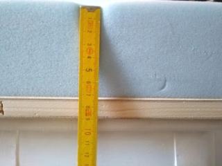 4. Misurate l’altezza totale dei vari strati della seduta. 4. Misurate l’altezza totale dei vari strati della seduta.