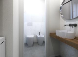 bagno e antibagno con top + lavabo bagno e antibagno con top + lavabo