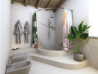 2. Effetto
resina.
Un rivestimento neutro ed omogeneo che esalta i volumi architettonici e fa anche sembrare
il bagno più ampio. 2. Effetto
resina.
Un rivestimento neutro ed omogeneo che esalta i volumi architettonici e fa anche sembrare
il bagno più ampio.