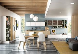 cucina aperta living jey feel creo basi sospese ante rovere ortisei cucina aperta living jey feel creo basi sospese ante rovere ortisei