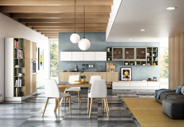 cucina aperta living jey feel creo basi sospese ante rovere ortisei cucina aperta living jey feel creo basi sospese ante rovere ortisei