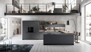 cucina aperta living mood scavolini ante fenix grigio bromo golfo cucina aperta living mood scavolini ante fenix grigio bromo golfo