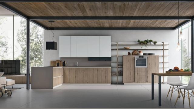 cucina-aperta-living-natural-stosa-ante-rovere-sahara-dogato-penisola cucina-aperta-living-natural-stosa-ante-rovere-sahara-dogato-penisola