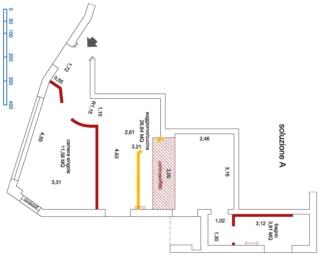 nuovo accesso al bagno per il bilocale vacanza demolizioni costruzioni A nuovo accesso al bagno per il bilocale vacanza demolizioni costruzioni A