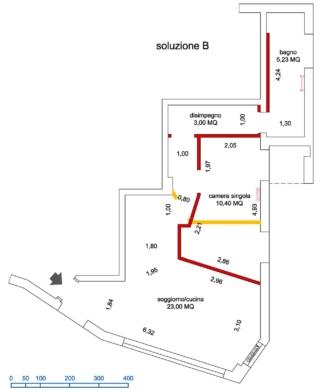 nuovo accesso al bagno per il bilocale vacanza demolizioni costruzioni B nuovo accesso al bagno per il bilocale vacanza demolizioni costruzioni B