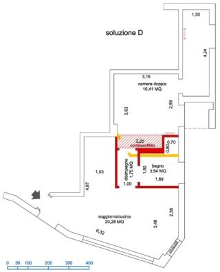 nuovo accesso al bagno per il bilocale vacanza demolizioni costruzioni D nuovo accesso al bagno per il bilocale vacanza demolizioni costruzioni D