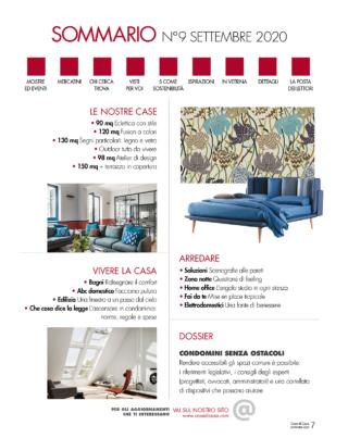 sommario cose di casa settembre 2020