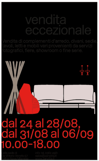 vendita speciale zanotta fine agosto inizio settembre 2020