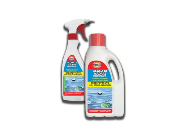 detergente disinfettante a base di acqua ossigenata Acqua di Madras detergente disinfettante a base di acqua ossigenata Acqua di Madras