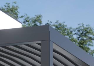Pergola BT Group Pergolife particolare bordatura Pergola BT Group Pergolife particolare bordatura