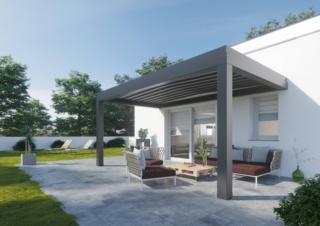 Pergola BT Group Pergolife vista frontale Pergola BT Group Pergolife vista frontale
