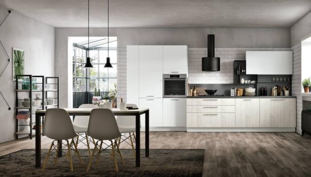 cucina lineare replay stosa cucine polimerico liscio bianco opaco polimerico rovere nodo bianco top fenix piombo doha tavolo rapid cucina lineare replay stosa cucine polimerico liscio bianco opaco polimerico rovere nodo bianco top fenix piombo doha tavolo rapid