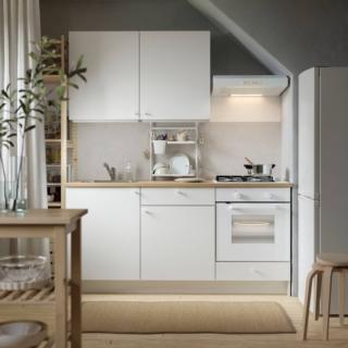 cucina low cost knoxhult ikea ante bianca lineare cucina low cost knoxhult ikea ante bianca lineare