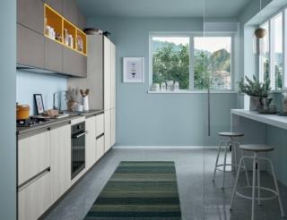 cucina low cost start time presa ante timber bianco graffiato scuro giallo girasole lucido cucina low cost start time presa ante timber bianco graffiato scuro giallo girasole lucido