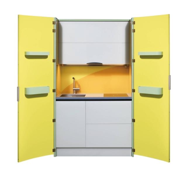mini cucina armadio am 01 sanwa company laccato giallo mini cucina armadio am 01 sanwa company laccato giallo