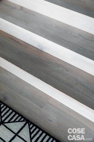 Nel living, prefinito di rovere di Bauwerk Parkett posato da Arte legno Nel living, prefinito di rovere di Bauwerk Parkett posato da Arte legno