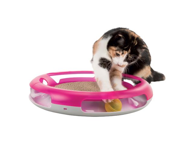 Race & Scratch, gioco con tiragraffi e pallina, di Trixie Race & Scratch, gioco con tiragraffi e pallina, di Trixie