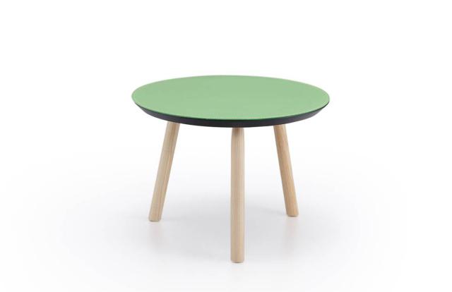 tavolino-comodino suite midj piano rotondo cuoio verde tavolino-comodino suite midj piano rotondo cuoio verde