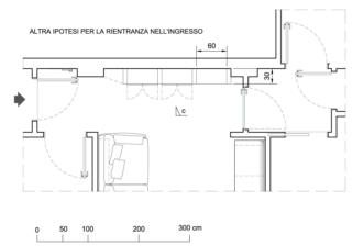 Progetto per l'ingresso. Pianta. Progetto per l'ingresso. Pianta.