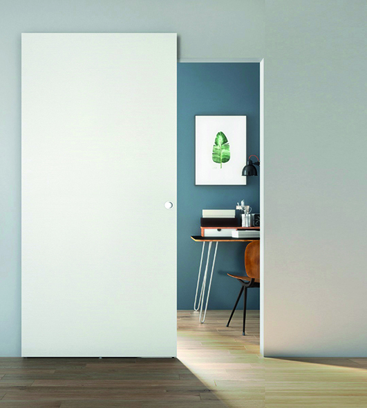 Space Matrix Tonda è la porta scorrevole con apertura esterno muro in legno di Leroy Merlin, ideale per risparmiare spazio negli ambienti di dimensioni ridotte trasformandosi in complemento d’arredi è realizzata con binario in alluminio, misura L 101 x H 230 cm ed il prezzo è 589,90 euro, www.leroymerlin.it Space Matrix Tonda è la porta scorrevole con apertura esterno muro in legno di Leroy Merlin, ideale per risparmiare spazio negli ambienti di dimensioni ridotte trasformandosi in complemento d’arredi è realizzata con binario in alluminio, misura L 101 x H 230 cm ed il prezzo è 589,90 euro, www.leroymerlin.it