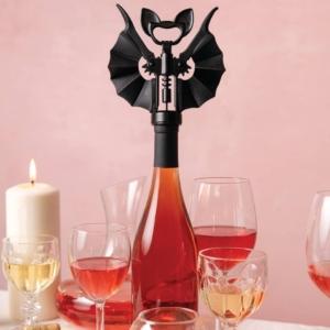 Cavatappi A Forma Di Pipistrello OTOTO - Divertente E Funzionale Per Vino E Birra, Regalo Halloween - Foto 2