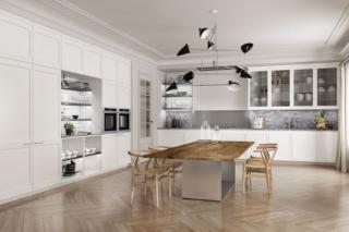cucina stile classico contemporaneo filo euromobil ante laccato bianco cucina stile classico contemporaneo filo euromobil ante laccato bianco