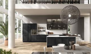 cucina stile classico contemporaneo ylenia aran ante frassino nero isola cucina stile classico contemporaneo ylenia aran ante frassino nero isola