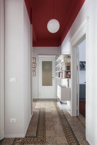 Soffitto corridoio dipinto