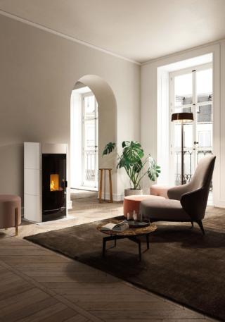 Stufa a pellet Linda di Palazzetti classe A+ 4 stelle Stufa a pellet Linda di Palazzetti classe A+ 4 stelle