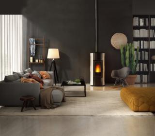 stufa a pellet Flexi di Ravelli classe A++ 4 stelle stufa a pellet Flexi di Ravelli classe A++ 4 stelle