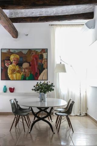 Travi in legno antiche a vista